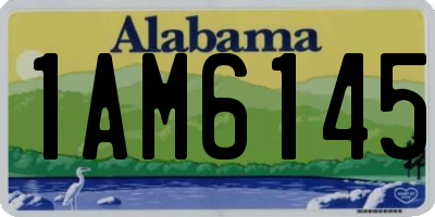 AL license plate 1AM6145