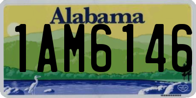 AL license plate 1AM6146