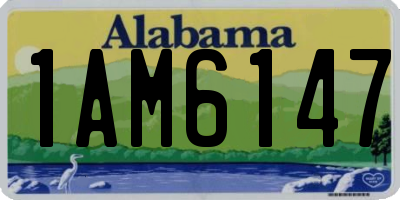 AL license plate 1AM6147