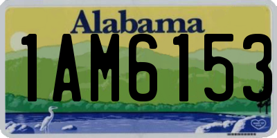 AL license plate 1AM6153