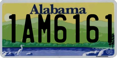 AL license plate 1AM6161