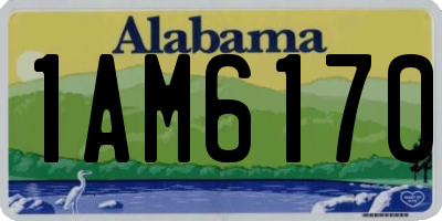 AL license plate 1AM6170