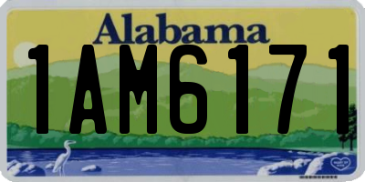 AL license plate 1AM6171
