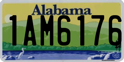 AL license plate 1AM6176