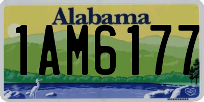 AL license plate 1AM6177