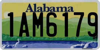AL license plate 1AM6179