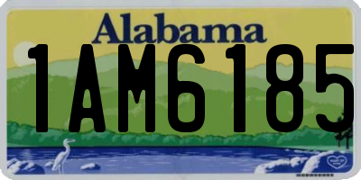 AL license plate 1AM6185