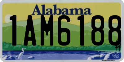 AL license plate 1AM6188
