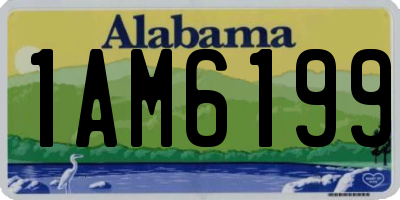 AL license plate 1AM6199