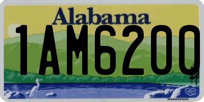 AL license plate 1AM6200