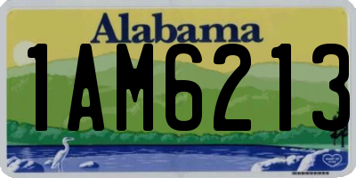 AL license plate 1AM6213