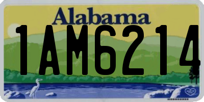 AL license plate 1AM6214