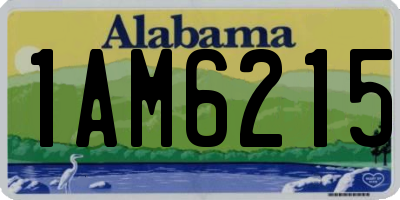 AL license plate 1AM6215