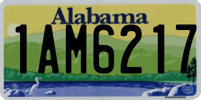 AL license plate 1AM6217