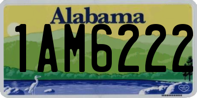 AL license plate 1AM6222