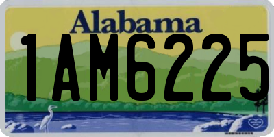 AL license plate 1AM6225