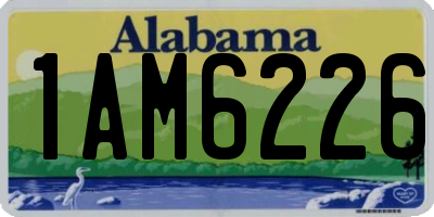 AL license plate 1AM6226