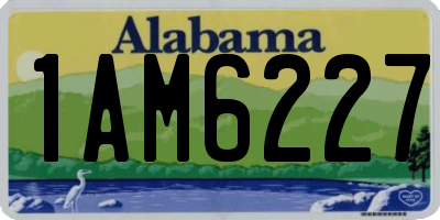 AL license plate 1AM6227