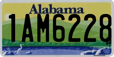AL license plate 1AM6228