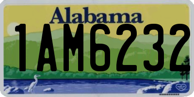 AL license plate 1AM6232