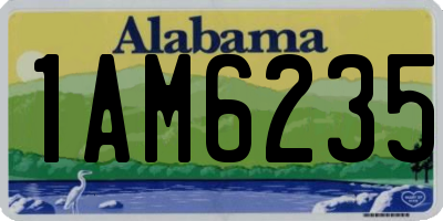 AL license plate 1AM6235
