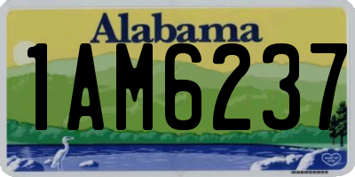AL license plate 1AM6237