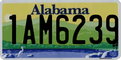 AL license plate 1AM6239