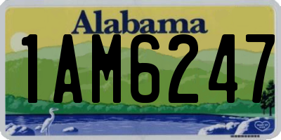 AL license plate 1AM6247