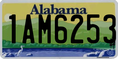 AL license plate 1AM6253