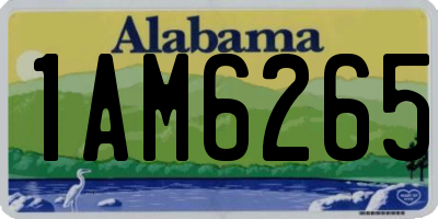 AL license plate 1AM6265