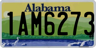 AL license plate 1AM6273