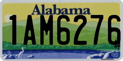 AL license plate 1AM6276