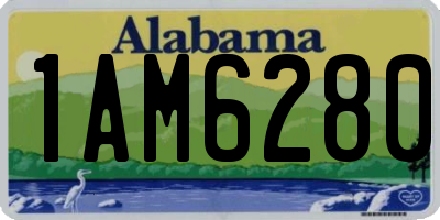 AL license plate 1AM6280