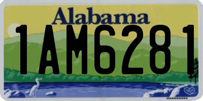 AL license plate 1AM6281