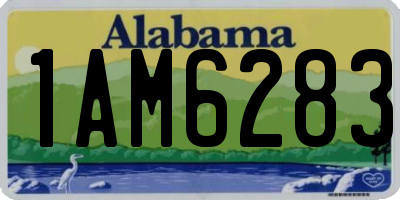 AL license plate 1AM6283