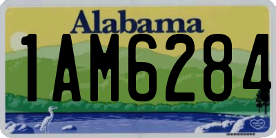 AL license plate 1AM6284