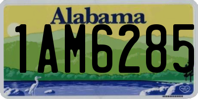 AL license plate 1AM6285