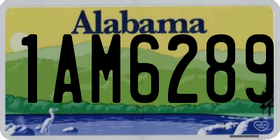 AL license plate 1AM6289