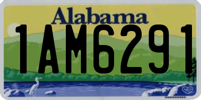 AL license plate 1AM6291