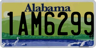 AL license plate 1AM6299