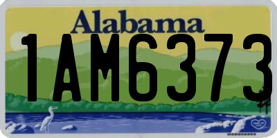 AL license plate 1AM6373