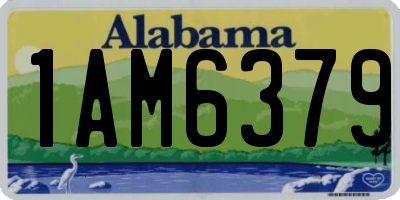 AL license plate 1AM6379