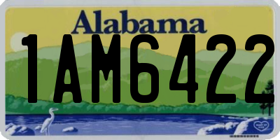 AL license plate 1AM6422