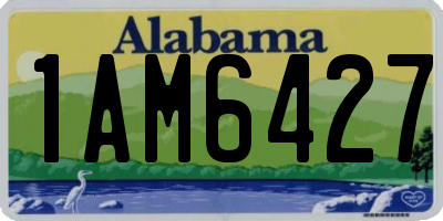 AL license plate 1AM6427