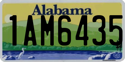 AL license plate 1AM6435