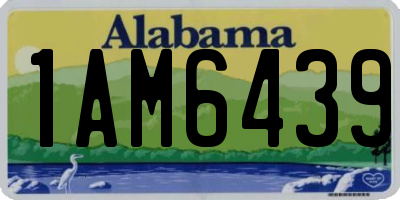 AL license plate 1AM6439