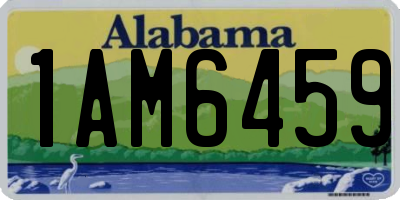 AL license plate 1AM6459