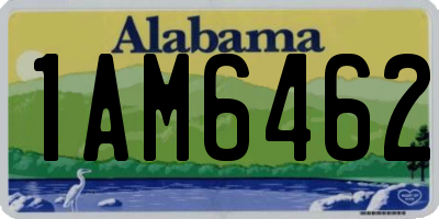 AL license plate 1AM6462