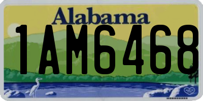 AL license plate 1AM6468