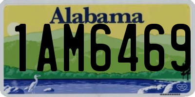 AL license plate 1AM6469